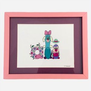 Alphacritters Children's Name Framed Artwork 'ali'